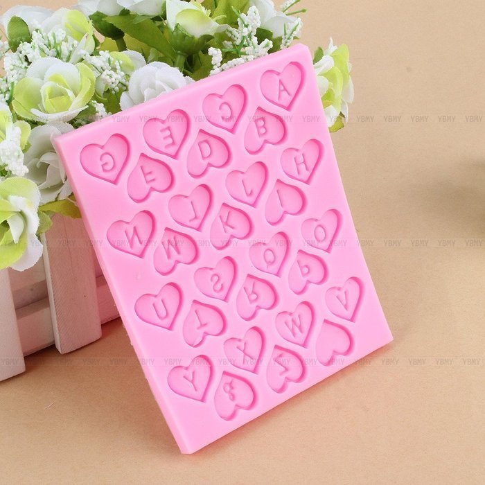 Yosoo Letter Flag Bunting Silicone Fondant Mold Cake Decorating Chocolate Mould Baking N72