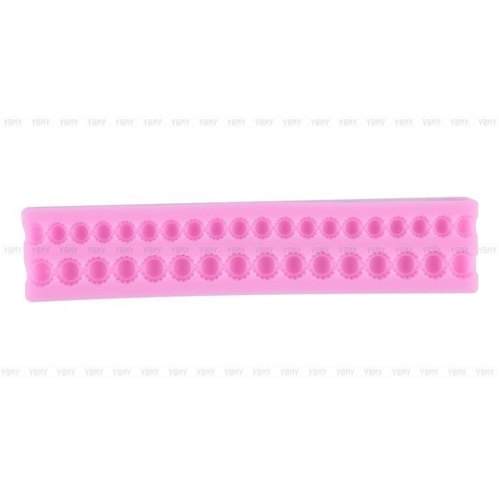 Yosoo Letter Flag Bunting Silicone Fondant Mold Cake Decorating Chocolate Mould Baking N77