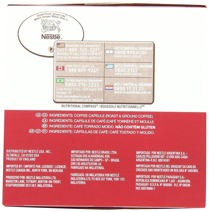 Nescafe Dolce Gusto for Nescafe Dolce Gusto Brewers, Cafe Americano , 48 Count N46