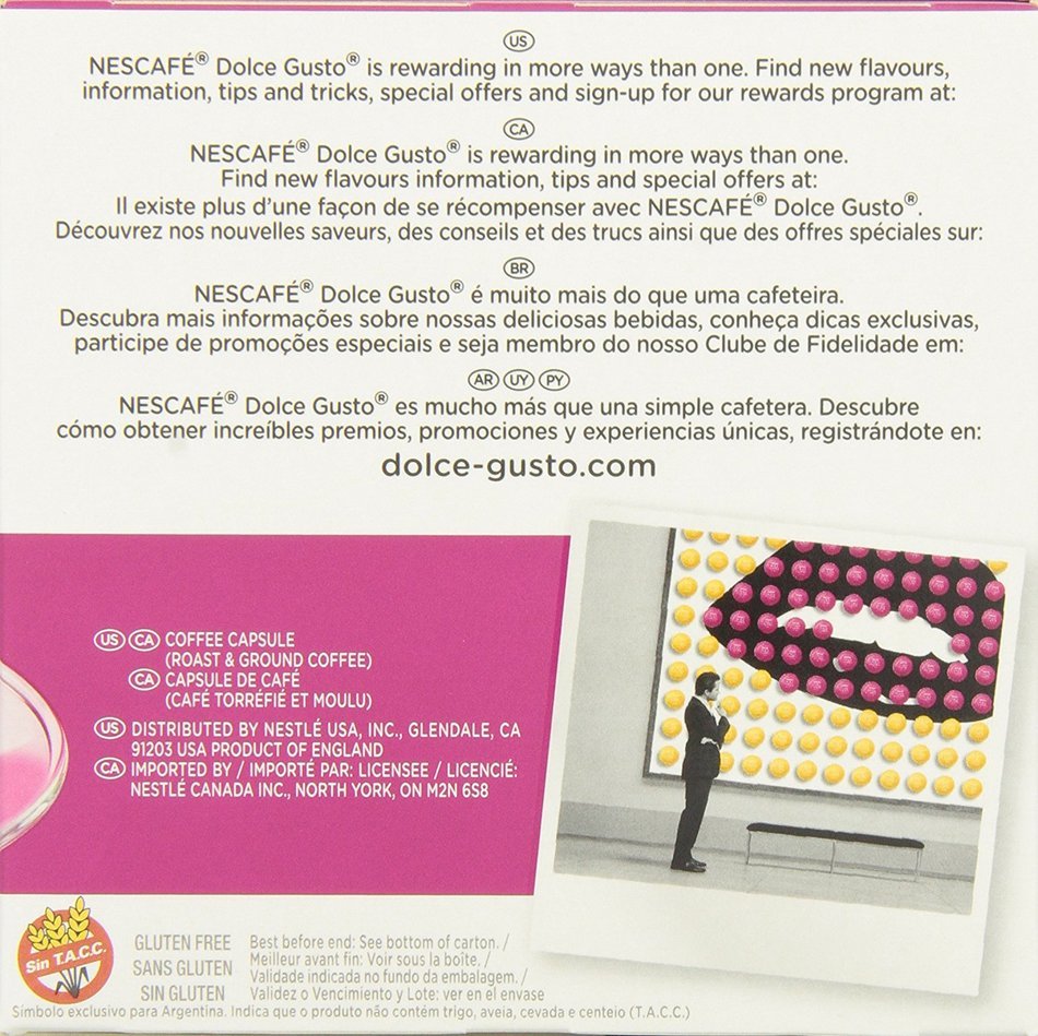 Nescafe Dolce Gusto for Nescafe Dolce Gusto Brewers, Cafe Americano , 48 Count N54