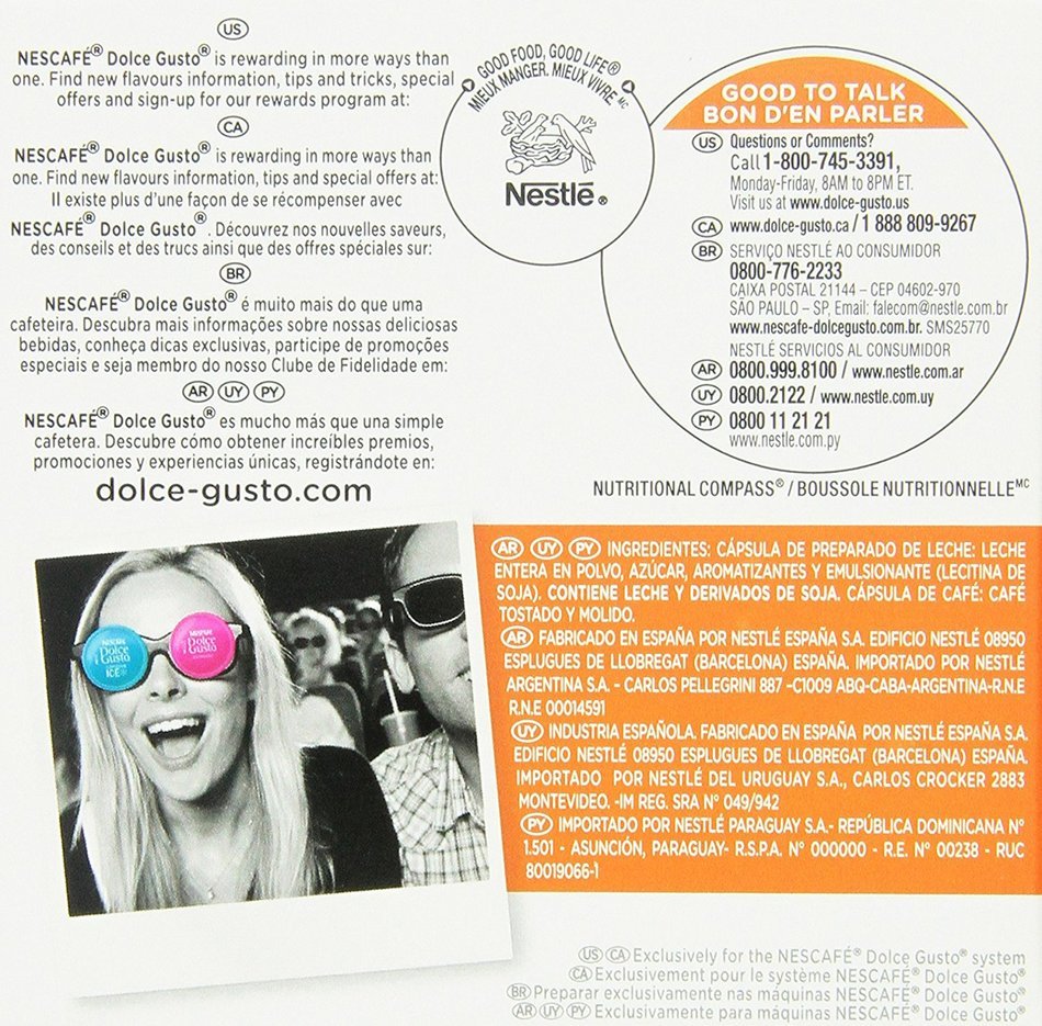 Nescafe Dolce Gusto for Nescafe Dolce Gusto Brewers, Cafe Americano , 48 Count N58