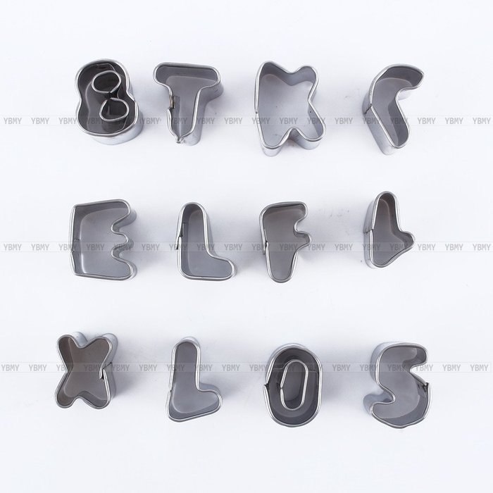 Yosoo Letter Flag Bunting Silicone Fondant Mold Cake Decorating Chocolate Mould Baking N88