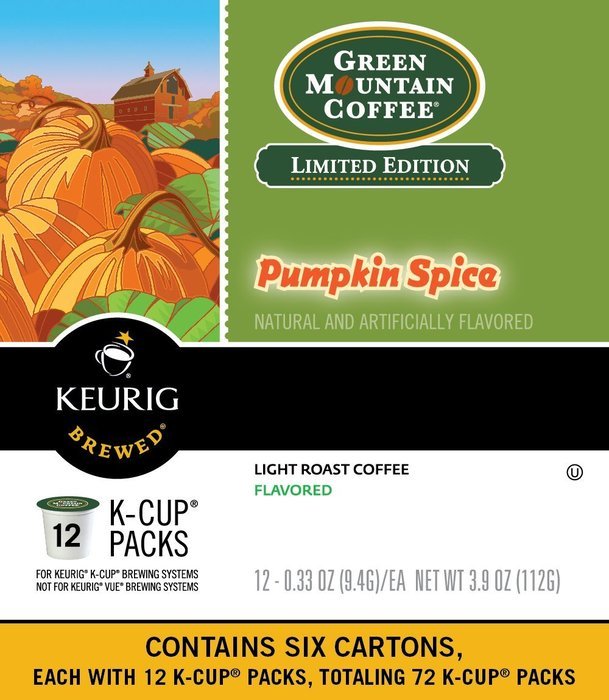 Green Mountain Coffee Breakfast Blend, Keurig K-Cups, 72 Count N33