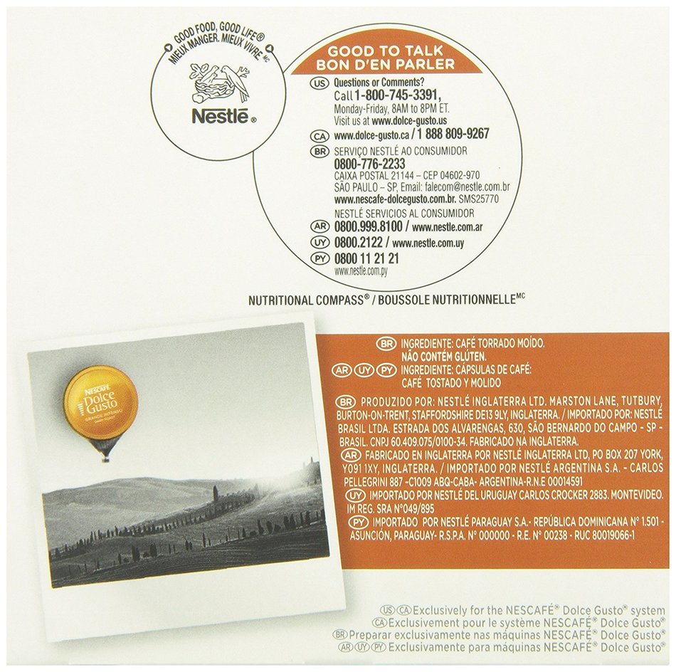 Nescafe Dolce Gusto for Nescafe Dolce Gusto Brewers, Cafe Americano , 48 Count N85