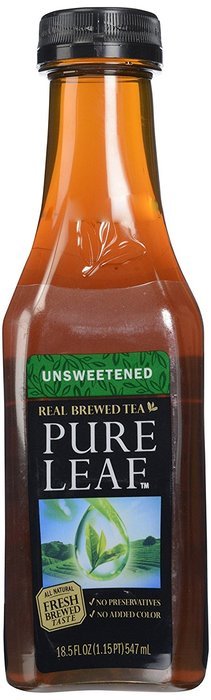 Pure Leaf, Unsweet Tea, 18.5 oz