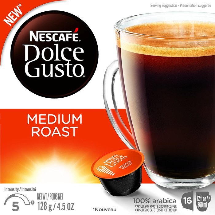 Nescafe Dolce Gusto for Nescafe Dolce Gusto Brewers, Cafe Americano , 48 Count N117