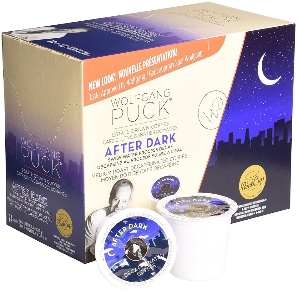 Wolfgang Puck Decaf Coffee for Single Serve Cups, After Dark, 24 Count N5
