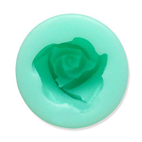dipshop 3D Chocolate Fondant Decorating Mould Rosebud Silicone Baking Mold shopping N4