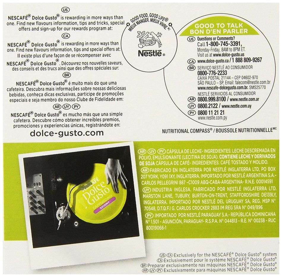 Nescafe Dolce Gusto for Nescafe Dolce Gusto Brewers, Cafe Americano , 48 Count N132