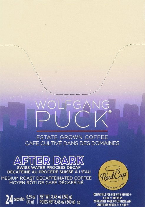 Wolfgang Puck Decaf Coffee for Single Serve Cups, After Dark, 24 Count N7