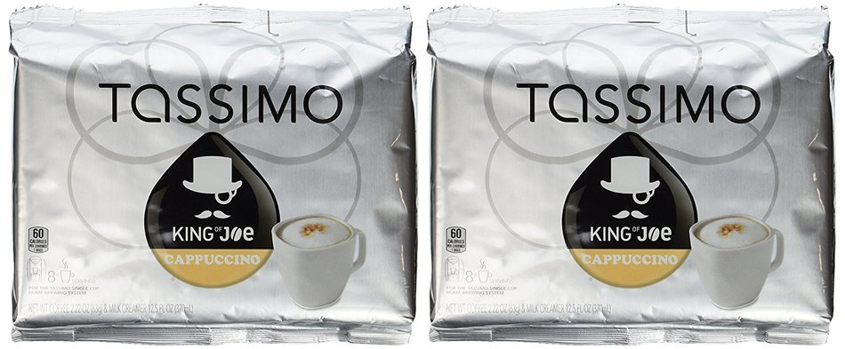 Tassimo King of Joe, Cappuccino, 8 Servings N7