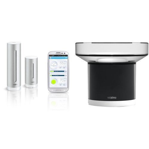 Netatmo Weather Station for iOS and Android Devices with additional Rain Gauge