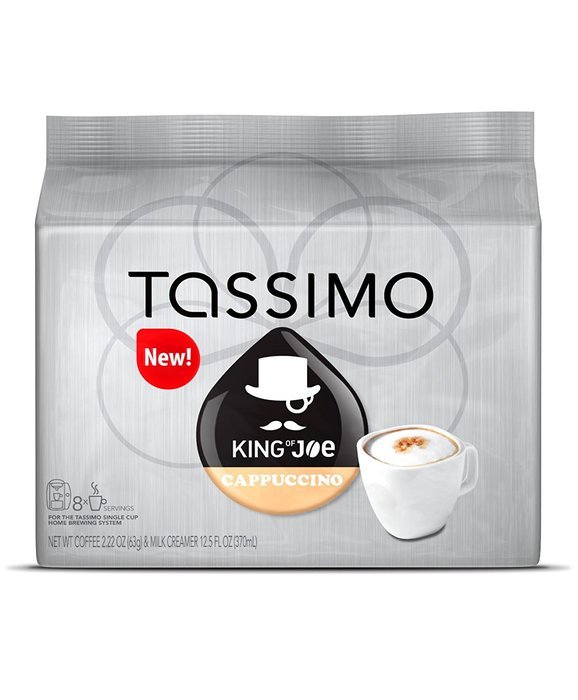 Tassimo King of Joe, Cappuccino, 8 Servings N8