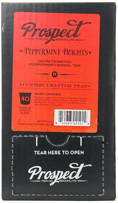 Prospect Tea Variety Pack Single Cup Tea for Keurig Brewers, 40 Count N21
