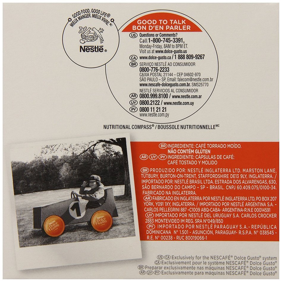 Nescafe Dolce Gusto for Nescafe Dolce Gusto Brewers, Cafe Americano , 48 Count N148