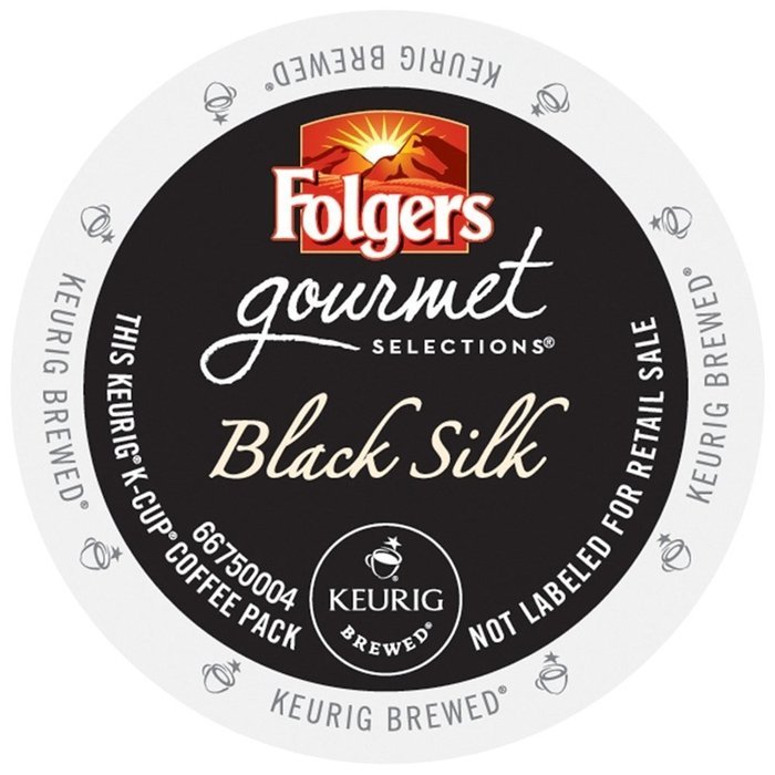 Folgers Gourmet Selections Coffee, Black Silk, for Keurig Brewing Systems (96 count)