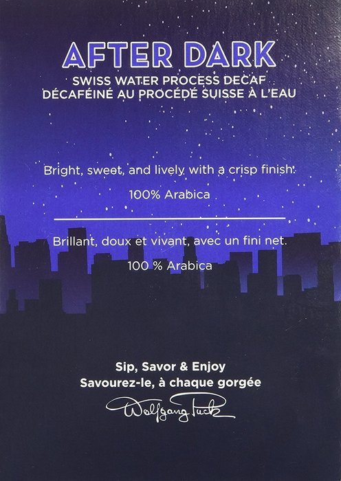 Wolfgang Puck Decaf Coffee for Single Serve Cups, After Dark, 24 Count N9