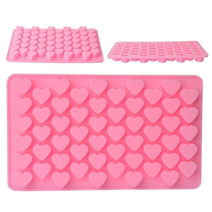 EVTECH(TM) Love Heart Style Silicone Gel Non Stick Cake Bread Mousse Biscuit Ice Pudding Mold Chocolate Jelly... N8