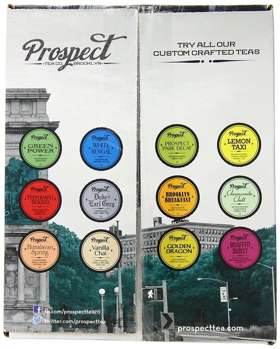Prospect Tea Variety Pack Single Cup Tea for Keurig Brewers, 40 Count N44