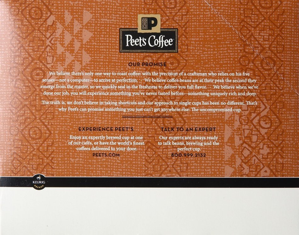 Peet's Coffee & Tea Cafe Domingo K-Cup Portion Pack for Keurig K-Cup Brewers, 22 Count