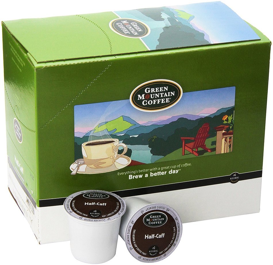Green Mountain Coffee K-Cup for Keurig K-Cup Brewers, Half-Caff (Pack of 48)