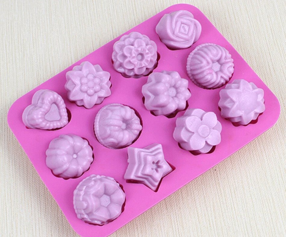 PNBB Candy Making Molds Set of 2 Flowers Hearts Shapes N7