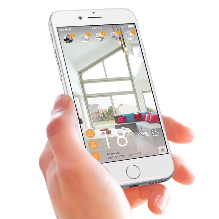 Oregon Scientific BAR228HG Weather + Advanced Bluetooth Temperature & Humidity Sensor for Smartphone's and Tablet's N2