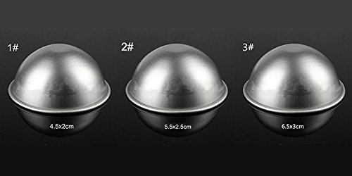 Wocst&trade; DIY 3D Aluminum Bath Bomb Molds N3