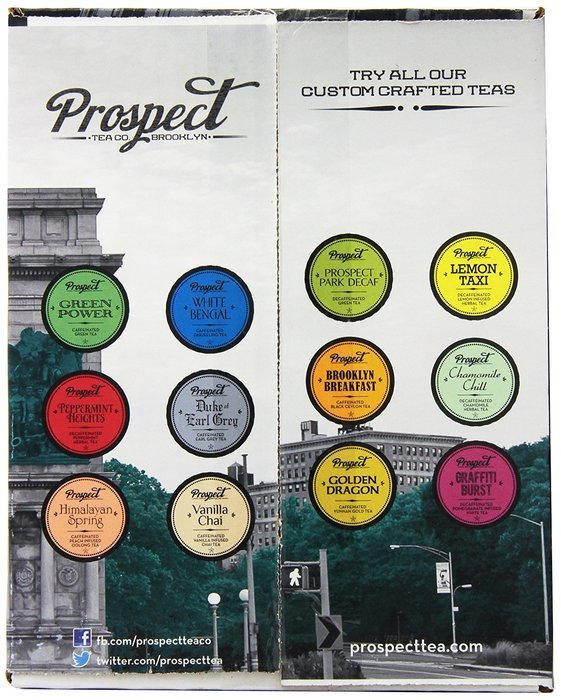 Prospect Tea Variety Pack Single Cup Tea for Keurig Brewers, 40 Count N45