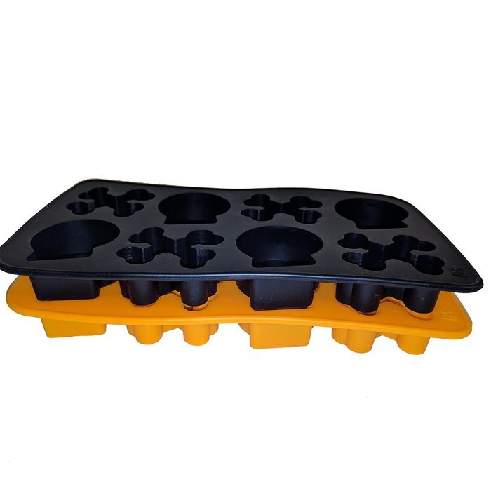 Skull & Crossbones (2-Pack) Silicone Baking Mold (Perfect for Candy,Chocolate,Ice,Gummies,and More)
