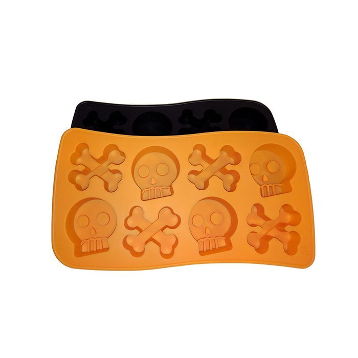 Skull & Crossbones (2-Pack) Silicone Baking Mold (Perfect for Candy,Chocolate,Ice,Gummies,and More) N2