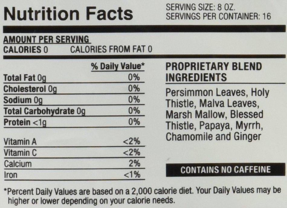 Iaso Tea 2 oz contains 2 tea bags