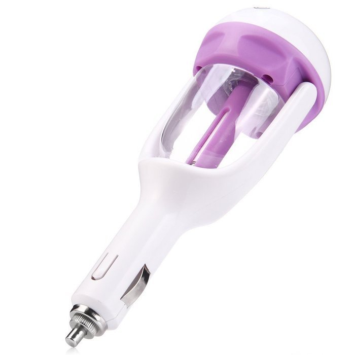TP 12V Car Steam Air Humidifier Aroma Diffuser Mini Air Purifier Aromatherapy Essential Oil Diffuser Portable... N6