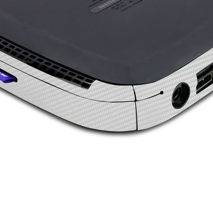 Skinomi TechSkin - Roku 4 Silver Carbon Fiber Full Body Skin / Front & Back Wrap Clear Film / Ultra HD and Anti-Bubble... N3