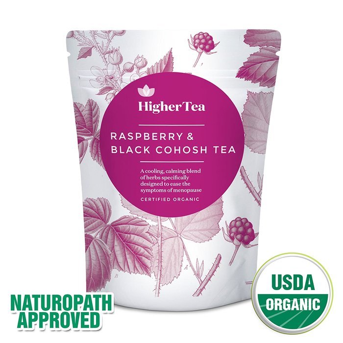 Raspberry and Black Cohosh Tea. Perfect Cooling, calming tea for menopause symptoms like hot flashes, sweats and... N6