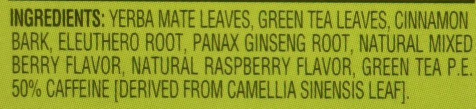 Herbal Green Energy + Doctor Recommended + 25 Individually Wrapped Tea Bags + 5 Potent All Natural Herbs for Diet... N3