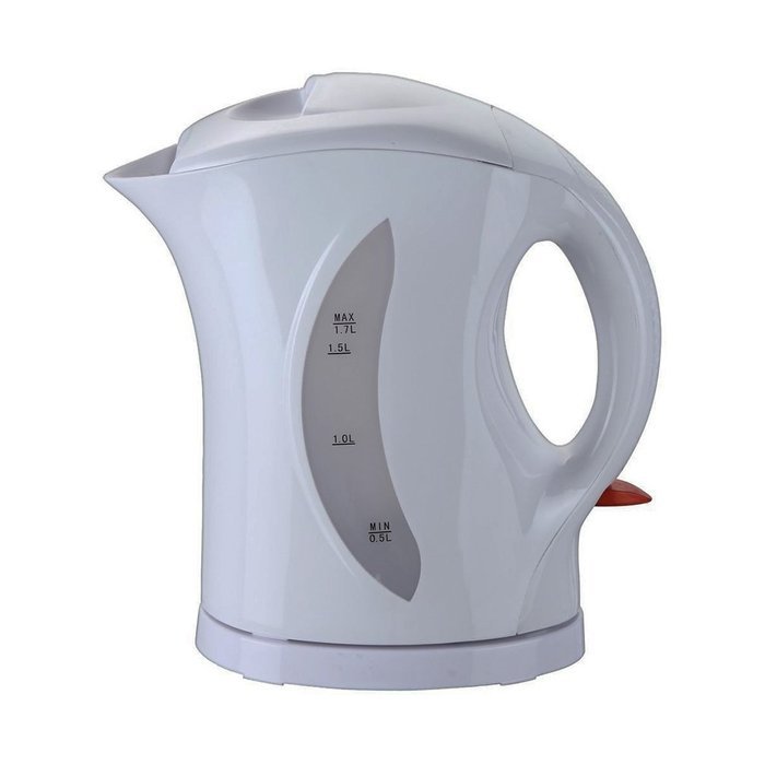 Brentwood Appliances KT-1617 Cordless Plastic Tea Kettle, 1.7-Liter, White
