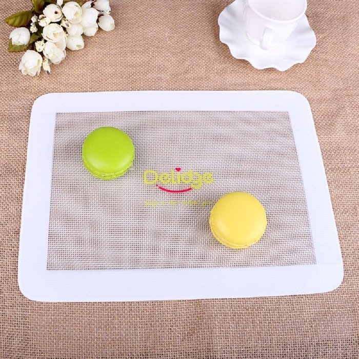 Delidge Professional Non-stick Silicone Baking Mat Quarter Sheet, White N7