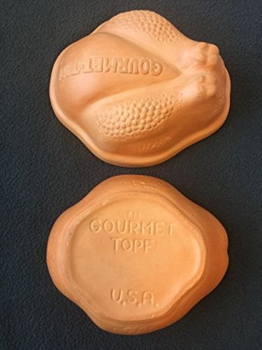 Gourmet Topf Terra Cotta Cornish Hen Cooker N3