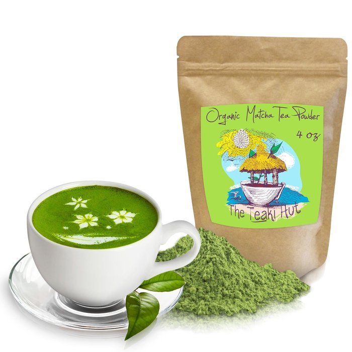 Organic Matcha Green Tea Powder Culinary Grade 4 oz (100 Servings) - Excellent Weight Loss Benefits - More Antioxidants... N4
