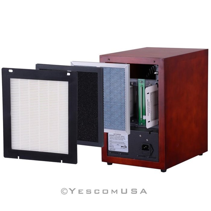 6-Stage Living Air Purifier Cleaner Hepa Ionic Ozone UV Generator Smoke Filter N2