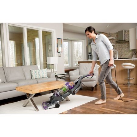 Bissell PowerLifter Pet Rewind Bagless LightWeight Upright Vacuum with Flexible Pet Crevice Tool, Purple N8