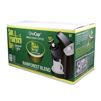 San Francisco Bay Coffee OneCup for Keurig K-Cup Brewers, Rainforest Blend (160-Count)