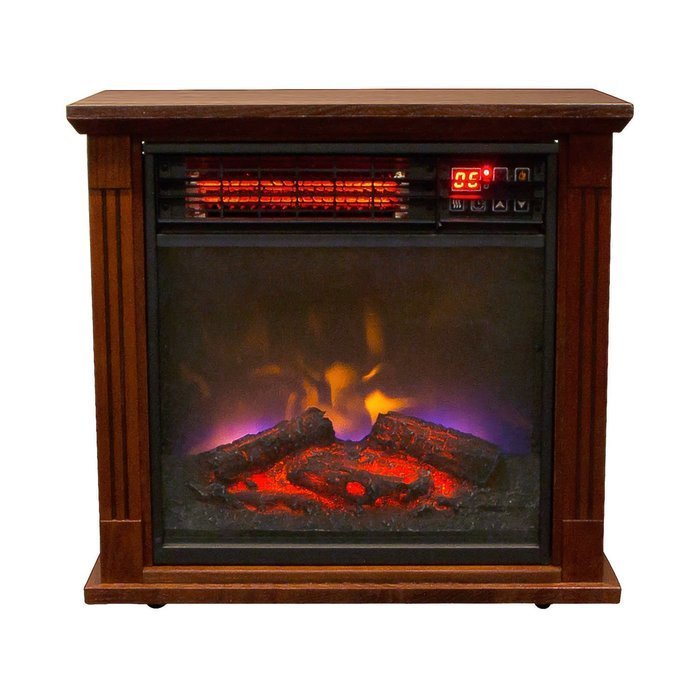Sumner Corner Media Electric Fireplace for TVs up to 45", Brown . Contemporary Design Blends Easily With Many... N4