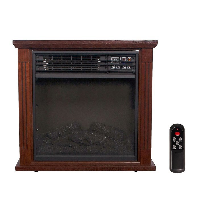 Sumner Corner Media Electric Fireplace for TVs up to 45", Brown . Contemporary Design Blends Easily With Many... N6