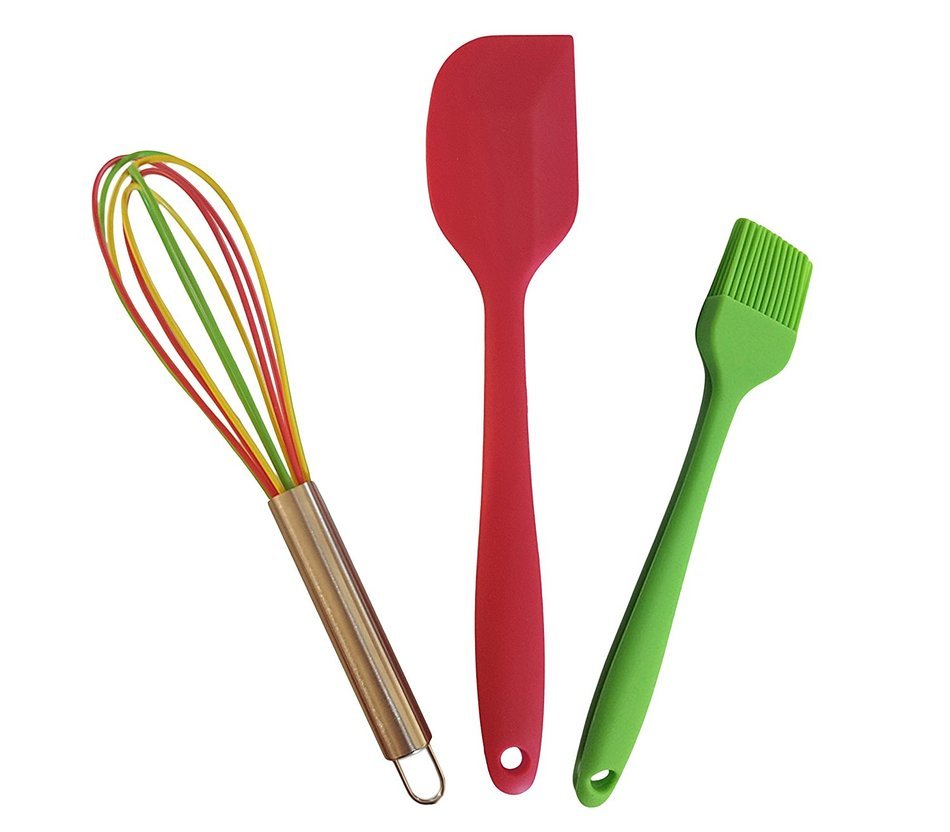 29 Piece Baking Set. 2 Brown/dark Red Silicone Baking Mats,24 Assorted Colored Silicone Cupcake Molds,1 Silicone... N4