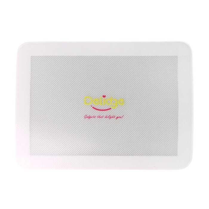 Delidge Professional Non-stick Silicone Baking Mat Quarter Sheet, White N14
