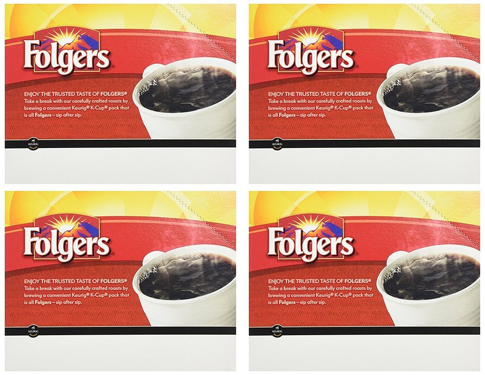 Folgers Gourmet Selections Classic Roast Coffee(Meduim Roast) Keurig K-Cups, 24 Count (Pack of 4) N5