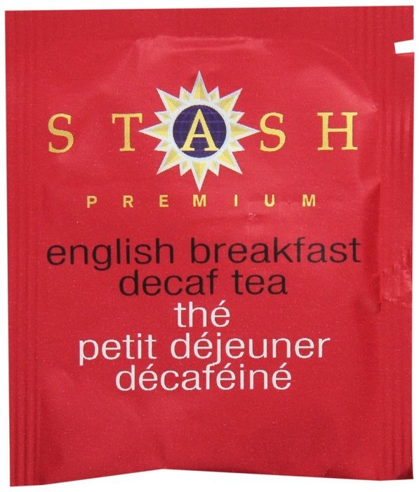 Stash Tea Decaf Earl Grey Black Tea, 10 Count Tea Bags in Foil (Pack of 12) N4