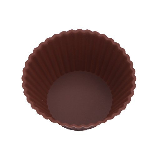 AYAMAYA 10 Pack Round Silicone Cake Muffin Chocolate Cupcake Liner Baking Cup Mold N3